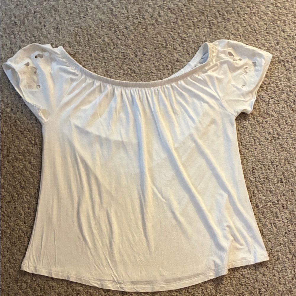 Old Navy Cream Women's Blouse